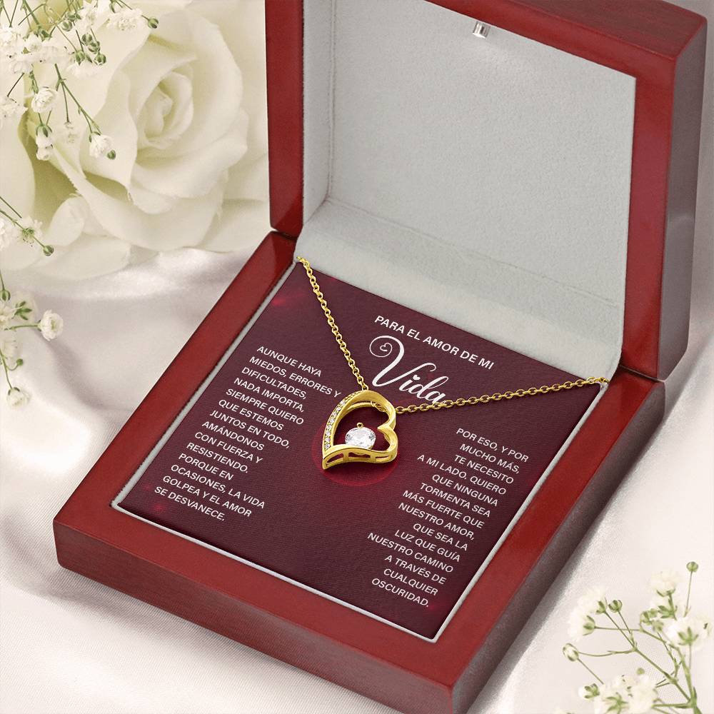 Spanish Love Necklace Gift for Wife or Girlfriend