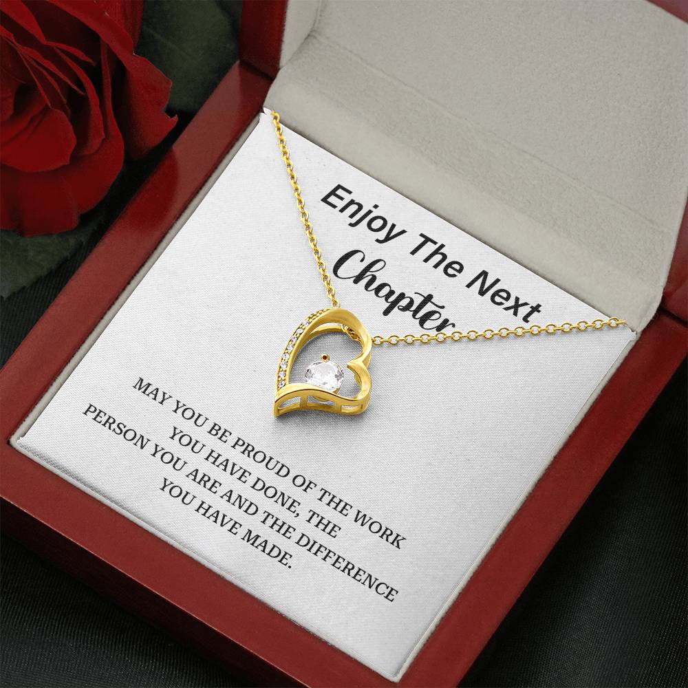 Enjoy The Next Chapter Enjoy The Next Chapter Necklace Gift Jewelry Gift For New Chapter In Life Emotional Gift For Life Change Best Sentimental Gift For Transition Gift For New Chapter In Life Necklace Gift For Celebrating New Chapter Sentimental Jewelry