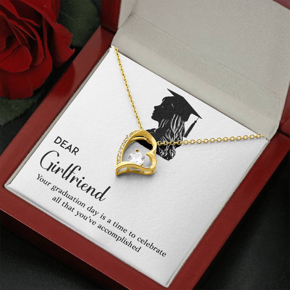 Dear Girlfriend Necklace Graduation Necklace Gift Necklace For Graduation Day Sentimental Graduation Gift Proud Partner Graduation Gift Necklace For New Beginnings Gift For Girlfriend’s Graduation Necklace For Future Success Gift For Girlfriend