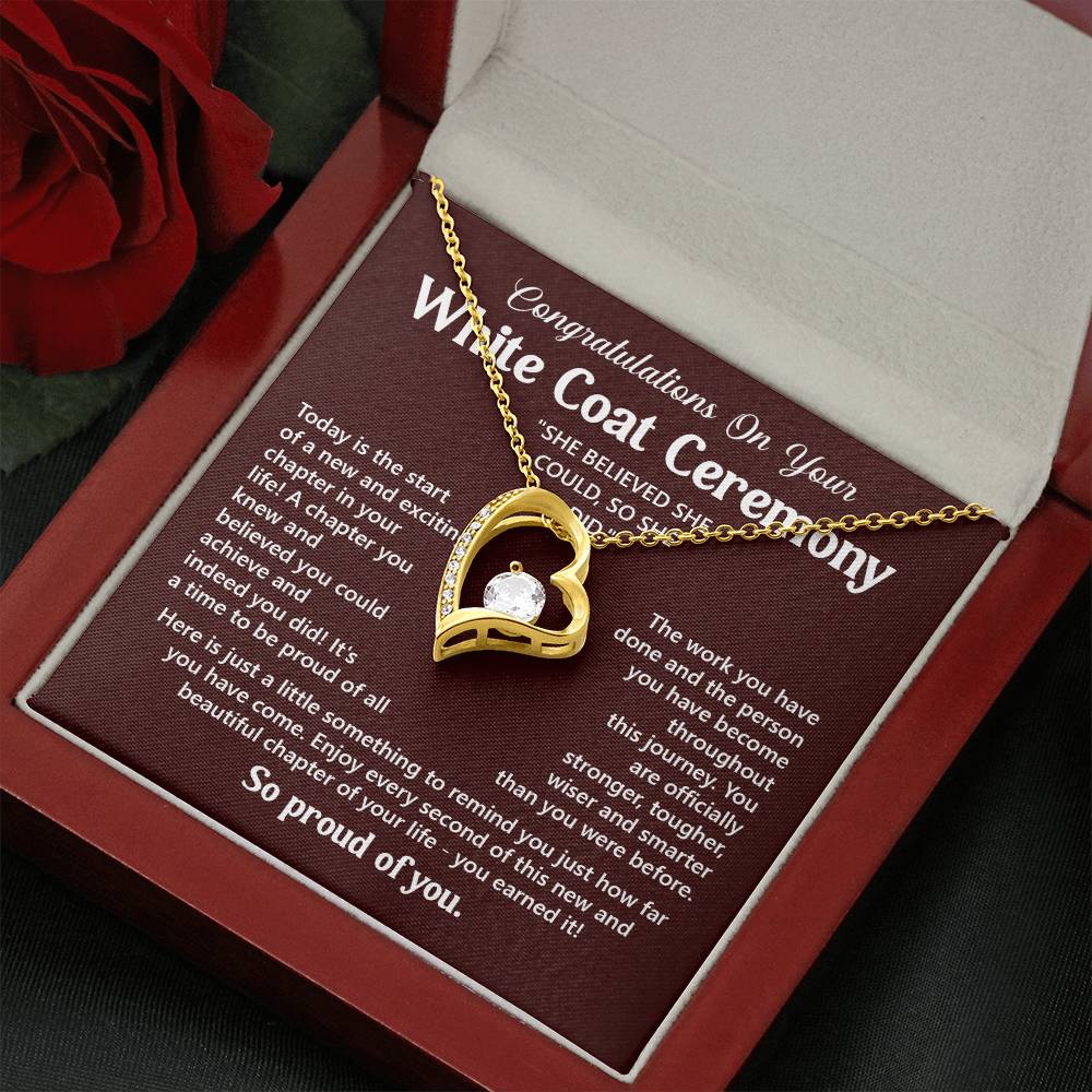 Congratulations On Your White Coat Ceremony You Can Conquer Necklace You Are Amazing Necklace Personal Development Jewelry Motivational Jewelry Gift From Dad Meaningful Gift For Graduates New Chapter Necklace Congratulations Necklace