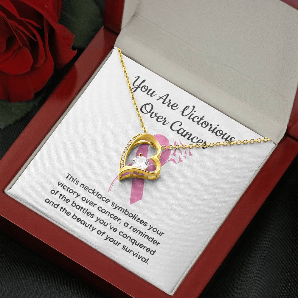 You Are Victorious Over Cancer This necklace.