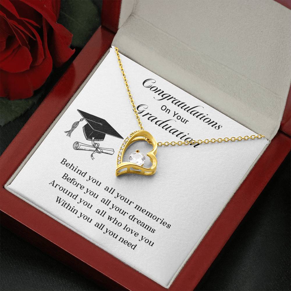 Congratulations On Your Graduation Necklace Graduation Necklace Gift Necklace For Graduate’s Special Day Gift For Graduate’s New Journey Necklace For Graduate’s Memories Gift For Graduate’s Success Emotional Gift For Graduates