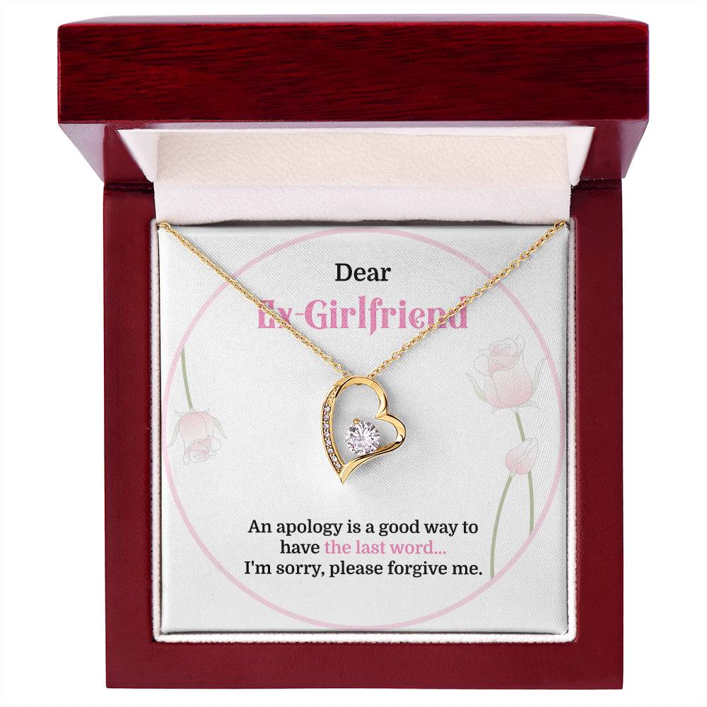 Apology Necklace for Ex-Girlfriend – I'm Sorry Gift