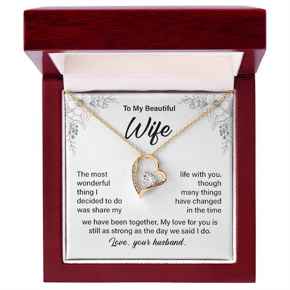 Romantic Gift for Wife from Husband with Love Note