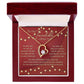 Romantic Necklace Gift for Partner – Message Card & Box