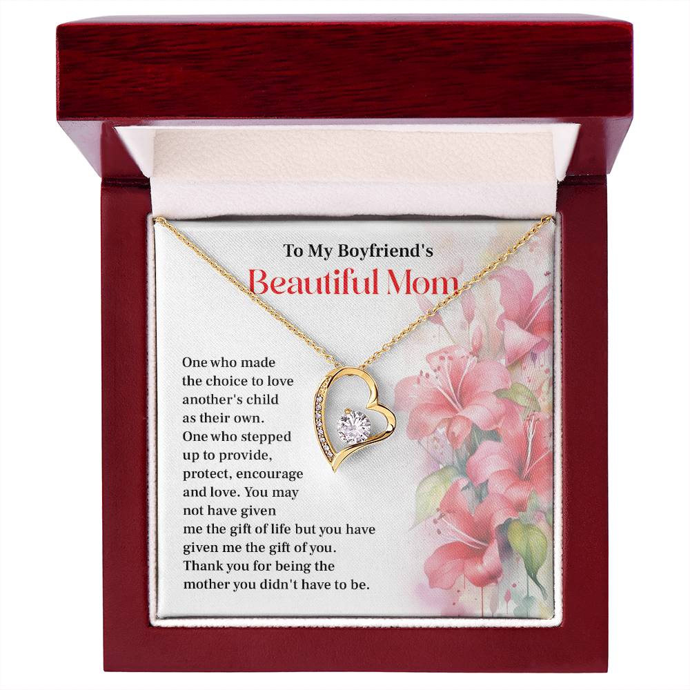 Beautiful Mom Necklace Gift from Boyfriend’s Partner
