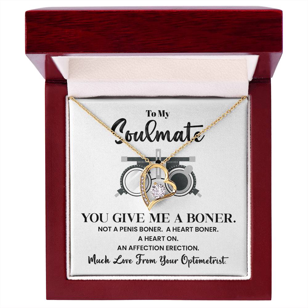 Funny Optometrist Necklace Gift for Soulmate
