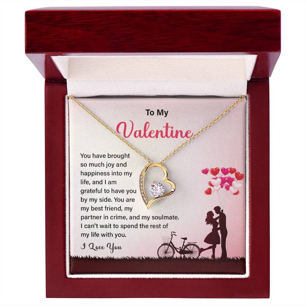 Valentine’s Heart Necklace Gift for Soulmate