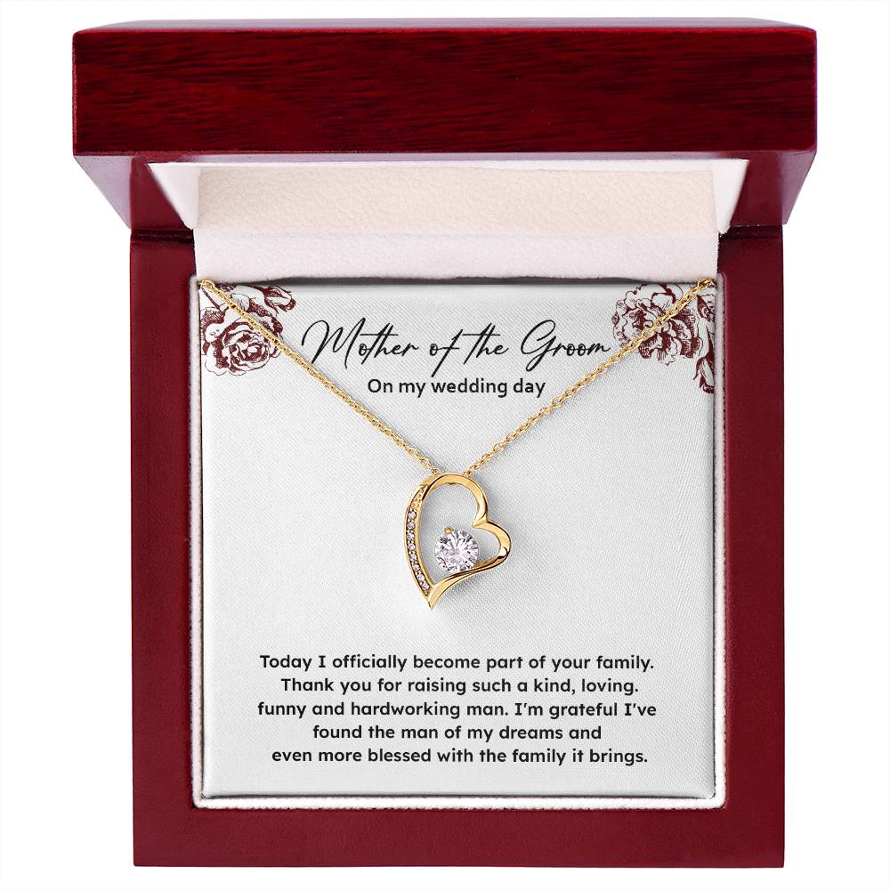 To The Mother Of The Groom On My Wedding Day Mother Of The Groom Gift Wedding Day Gift For Mother-in-law Thank You Gift For Mother Of The Groom Sentimental Gift For Mother Of The Groom