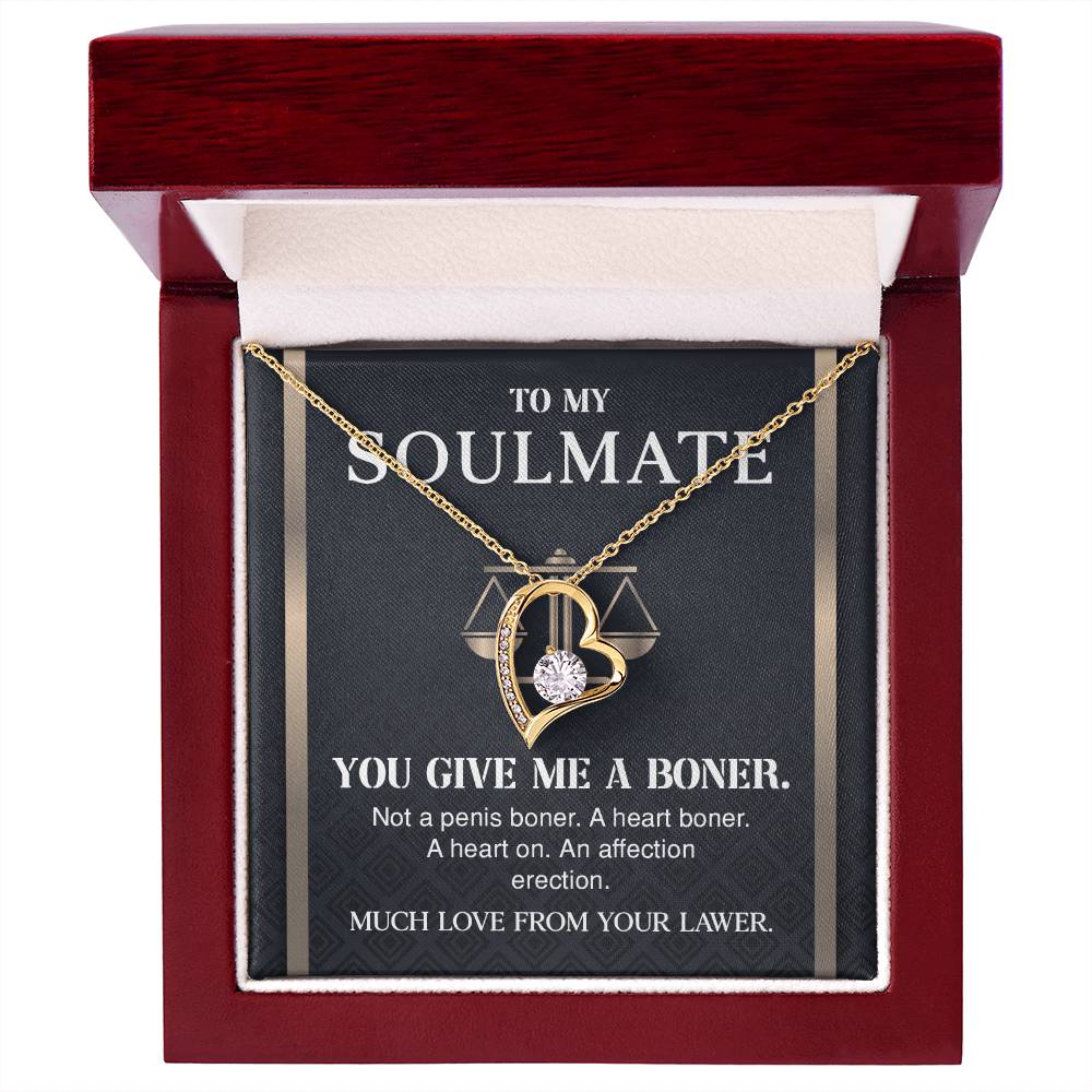Funny Lawyer Necklace Gift for Soulmate Woman