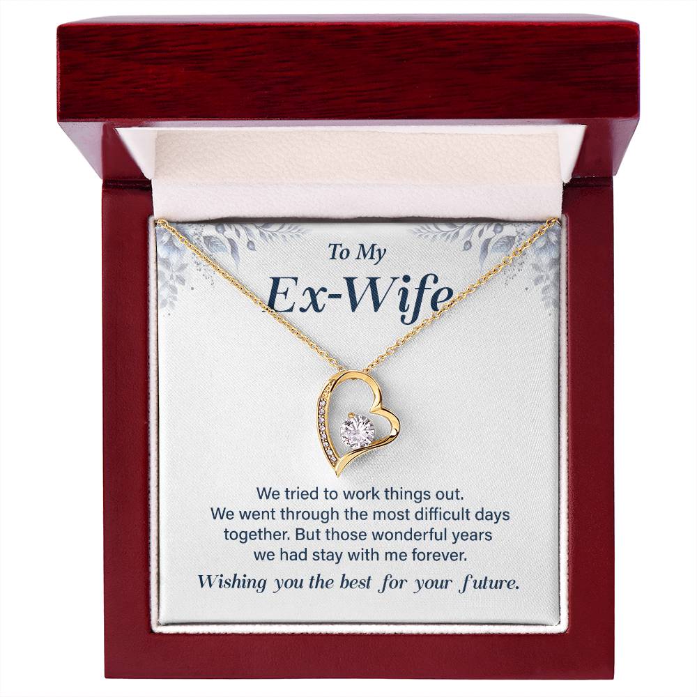 Meaningful Goodbye Gift for Ex-Wife with Kind Words