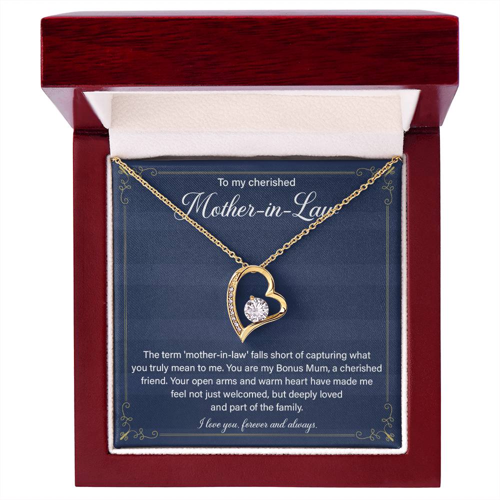 Jewelry Gift for Special Mother-in-law With Message Card