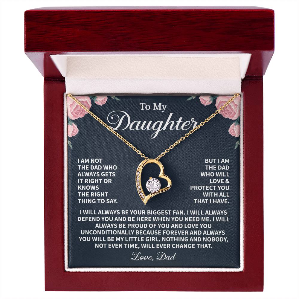 Gift for Daughter from Dad Best Gift For My Little Girl Sentimental Jewelry