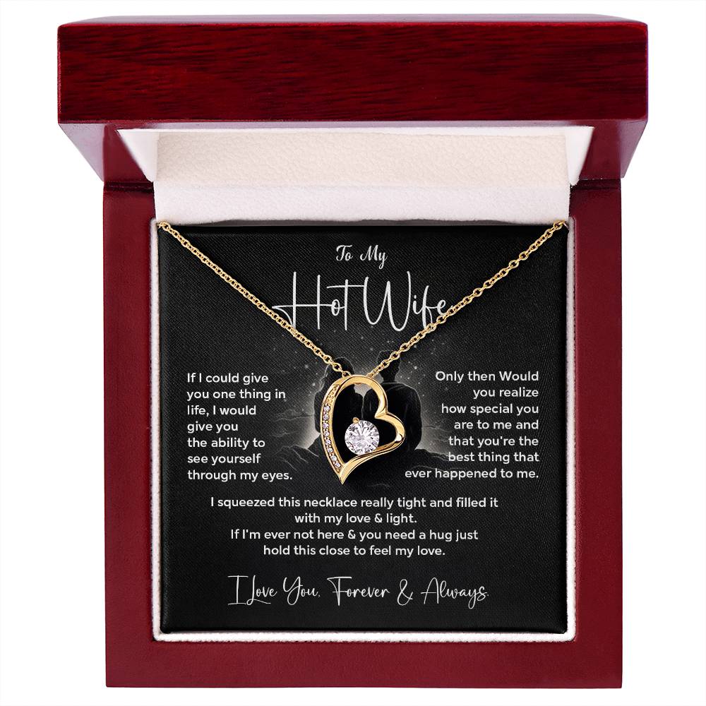To My Hot Wife Necklace Gift From Your Boyfriend Sentimental Jewelry