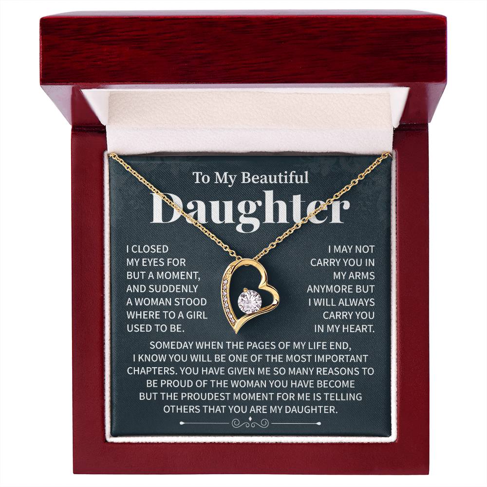 Sentimental Gift for Daughter from Parent with Message Card