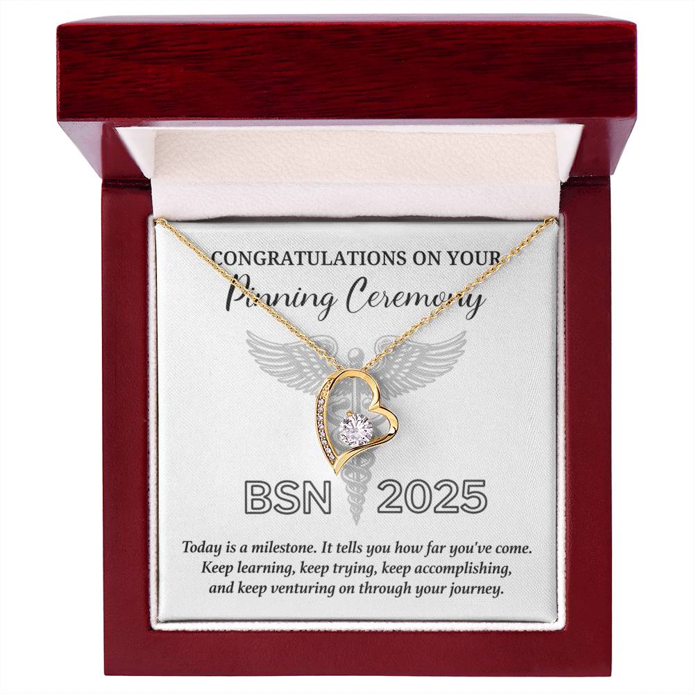 Pinning Ceremony Necklace Gift For Her With Gift Box
