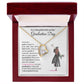 Graduation Necklace for Daughter With Heart Pendant