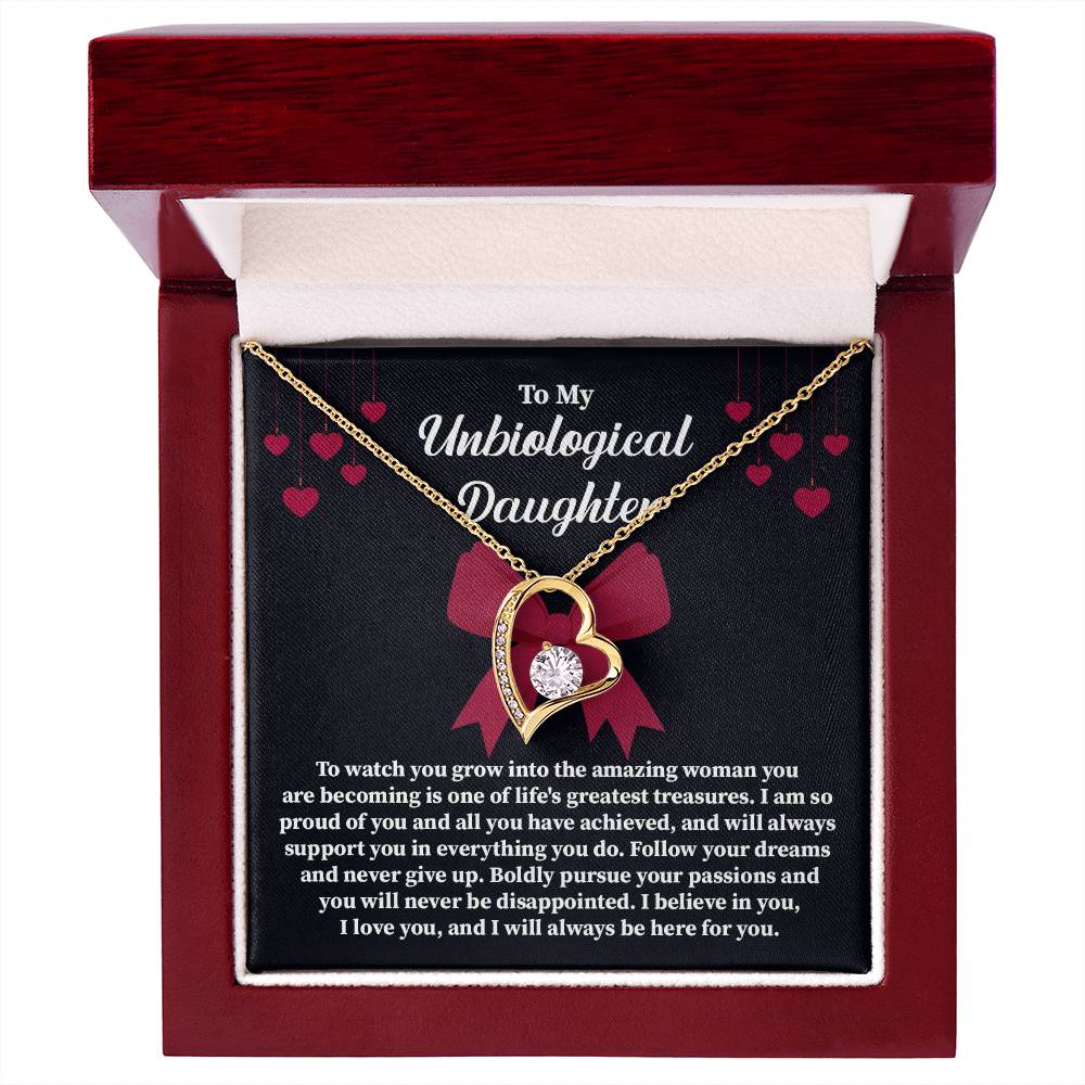Unbiological Daughter Necklace from Bonus Mom