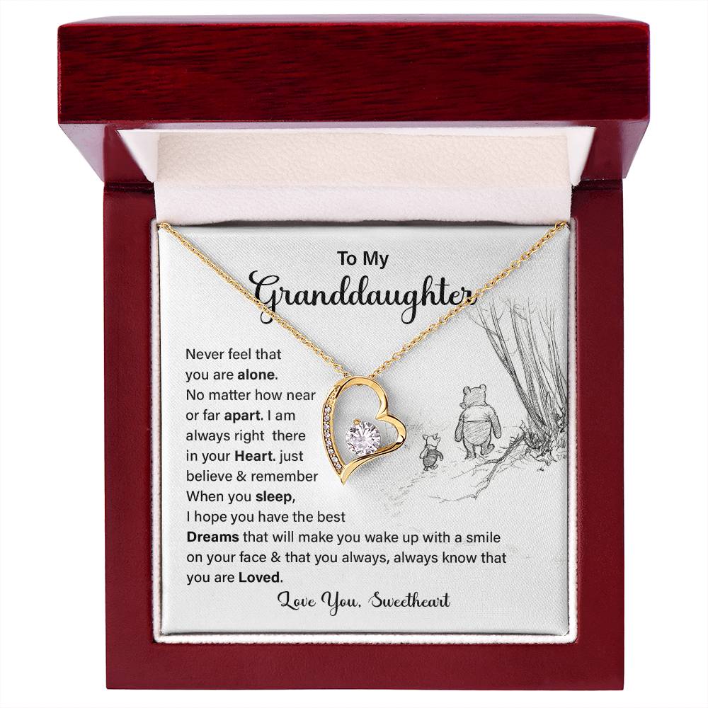 To My Granddaughter Gift From Grandpa With Heartfelt Message Card