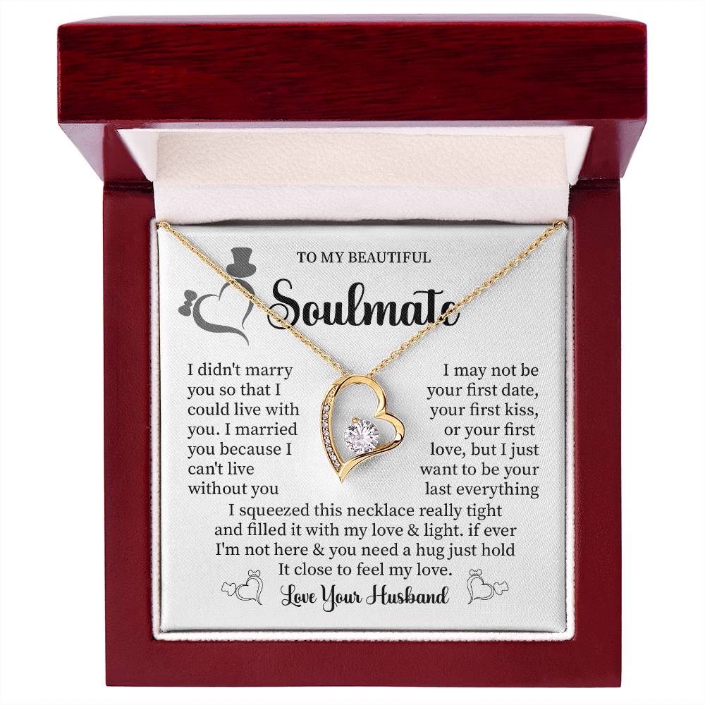 To My beautiful soulmate i didn't marry