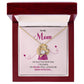 Mom Necklace Gift for Her – With Sweet Message Card