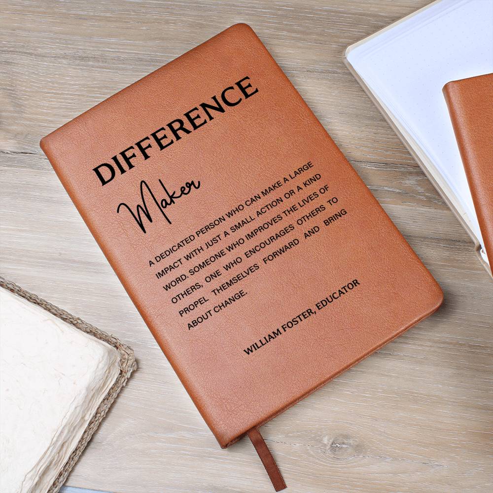 Differance make a dedicated person who can make a larger impact(Name)