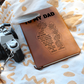 To My Dad Journal from Daughter – Leather Notebook with Heartfelt Engraved Message Gift For Dad