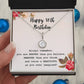 18th Birthday Round Pendant Necklace – Gift Boxed