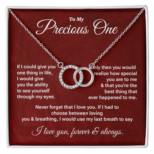 Precious One Necklace Gift – Message Card & Gift Box
