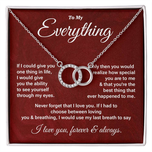 To My Everything Necklace Gift – Message Card Box