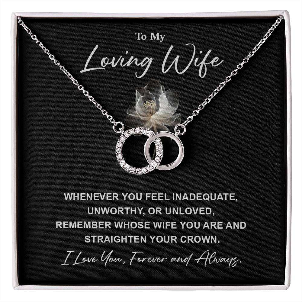 Romantic Gift for Wife – Loving Wife Necklace Box