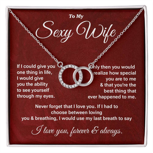 Sexy Wife Necklace Gift – Romantic Message Card