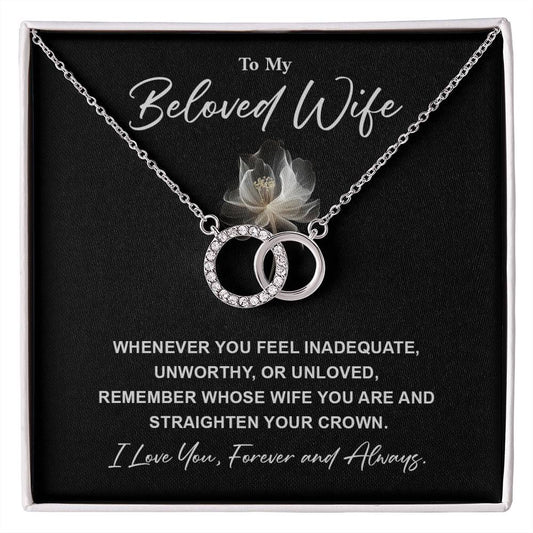 Romantic Gift for Beloved Wife – Necklace with Card