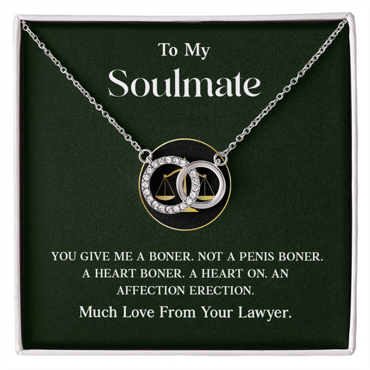 Funny Soulmate Gift from Lawyer – Message Card Box