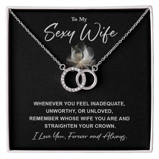 Sexy Wife Necklace Gift from Husband – Message Card Box