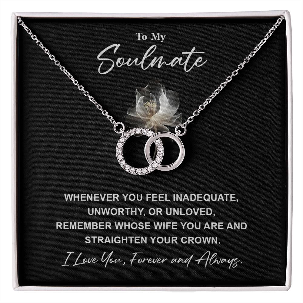 Soulmate Necklace for Wife – Crown Reminder Card Box
