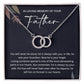 Memorial Necklace for Daughter – Tribute to Her Father