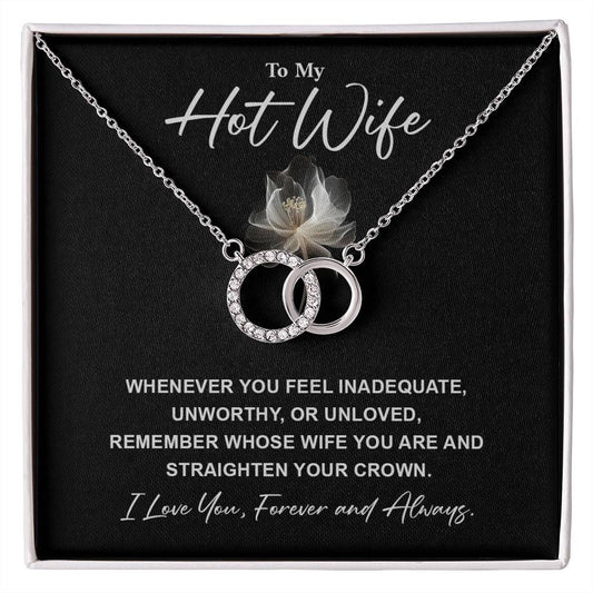 Hot Wife Necklace Gift – Romantic Message Card Box