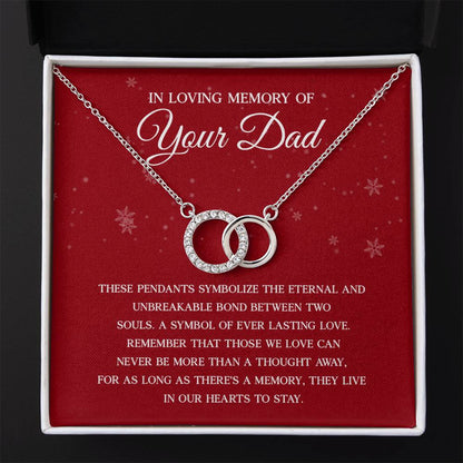 Memorial Necklace for Daughter – Tribute to Dad Gift