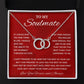 To My Soulmate, Special Necklace Loving Gift For My Forever Love