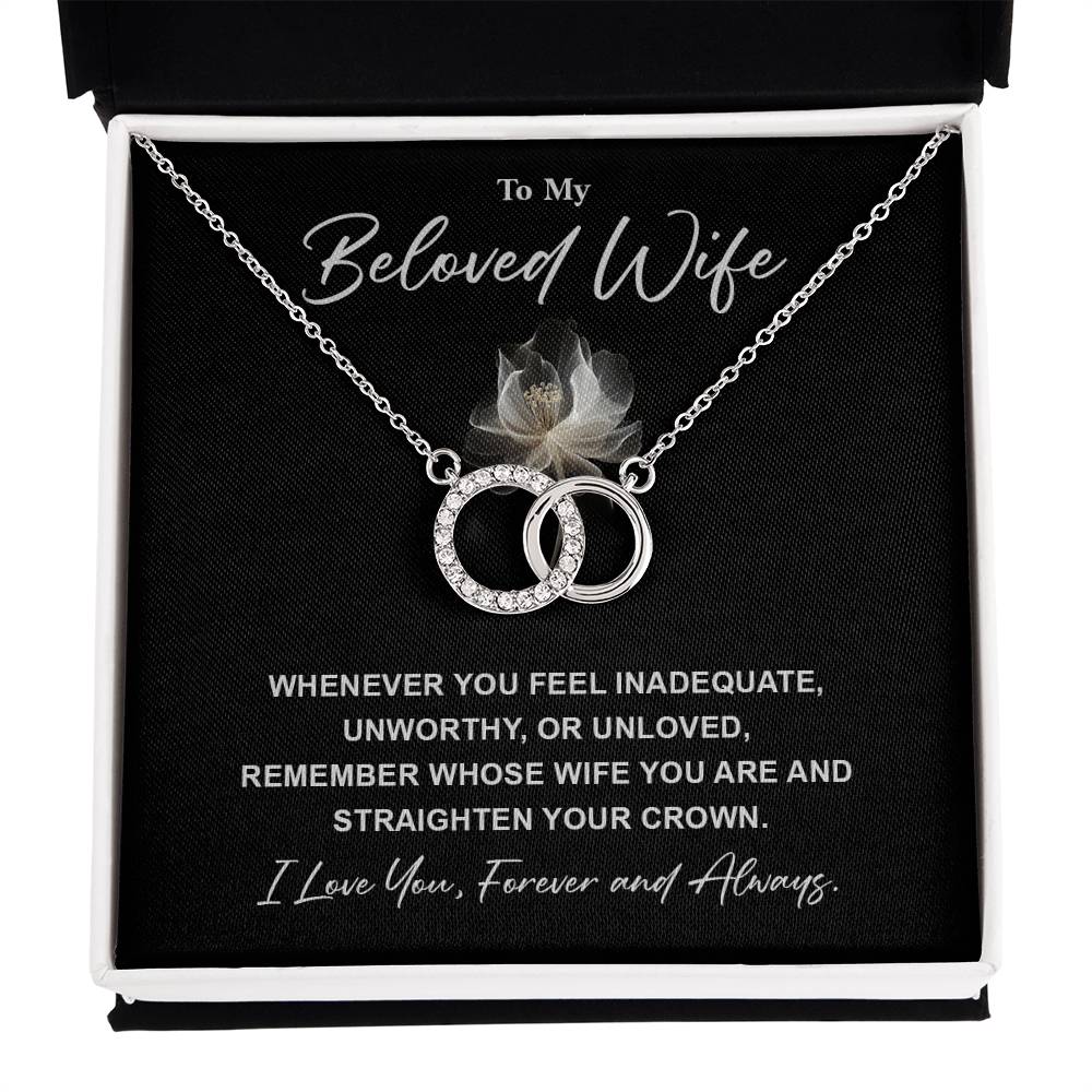Romantic Gift for Beloved Wife – Necklace with Card