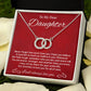 To My Dear Daughter Necklace Daughter's growth necklace Motivational message necklace Special bond jewelry for daughter Parent's pride necklace for daughter Supportive gift for daughter Motivational gift for daughter Dear daughter necklace