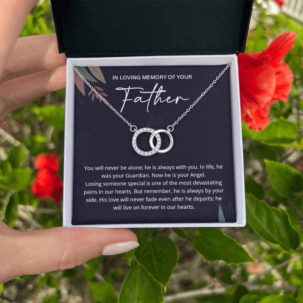 Memorial Necklace for Daughter – Tribute to Her Father