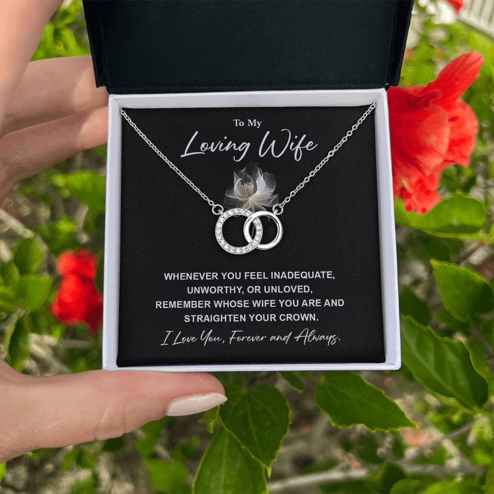 Romantic Gift for Wife – Loving Wife Necklace Box