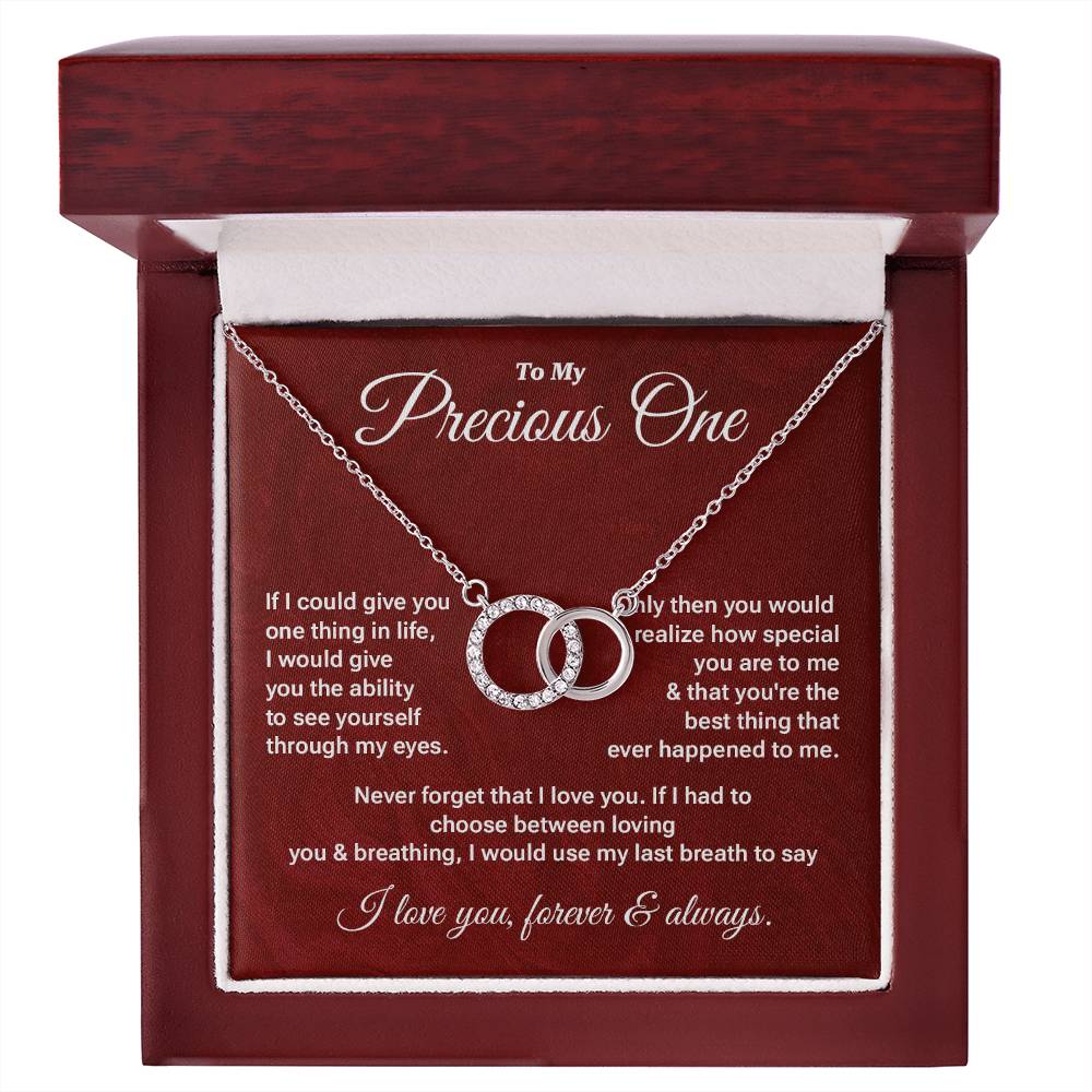 Precious One Necklace Gift – Message Card & Gift Box