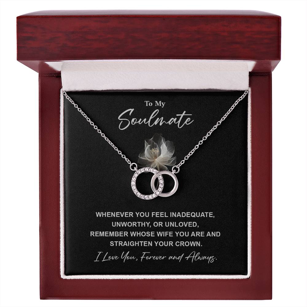 Soulmate Necklace for Wife – Crown Reminder Card Box