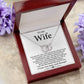 Romantic Soulmate Necklace Gift for Wife Necklace with Message Card
