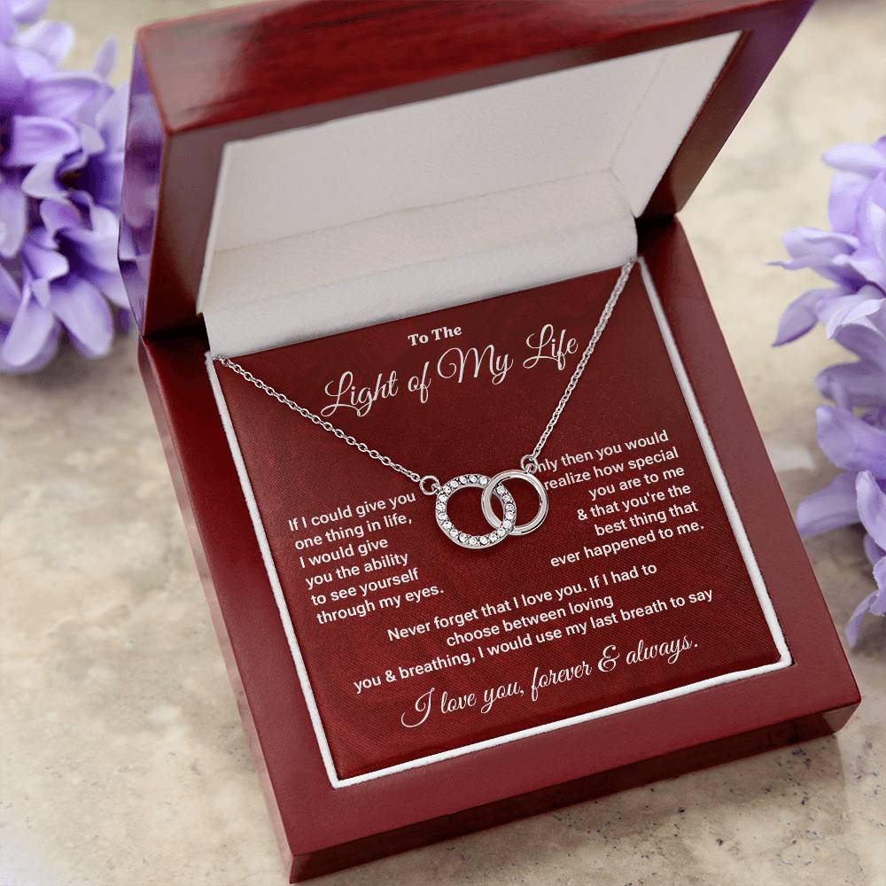 Light of My Life Necklace Gift – Message Card Box