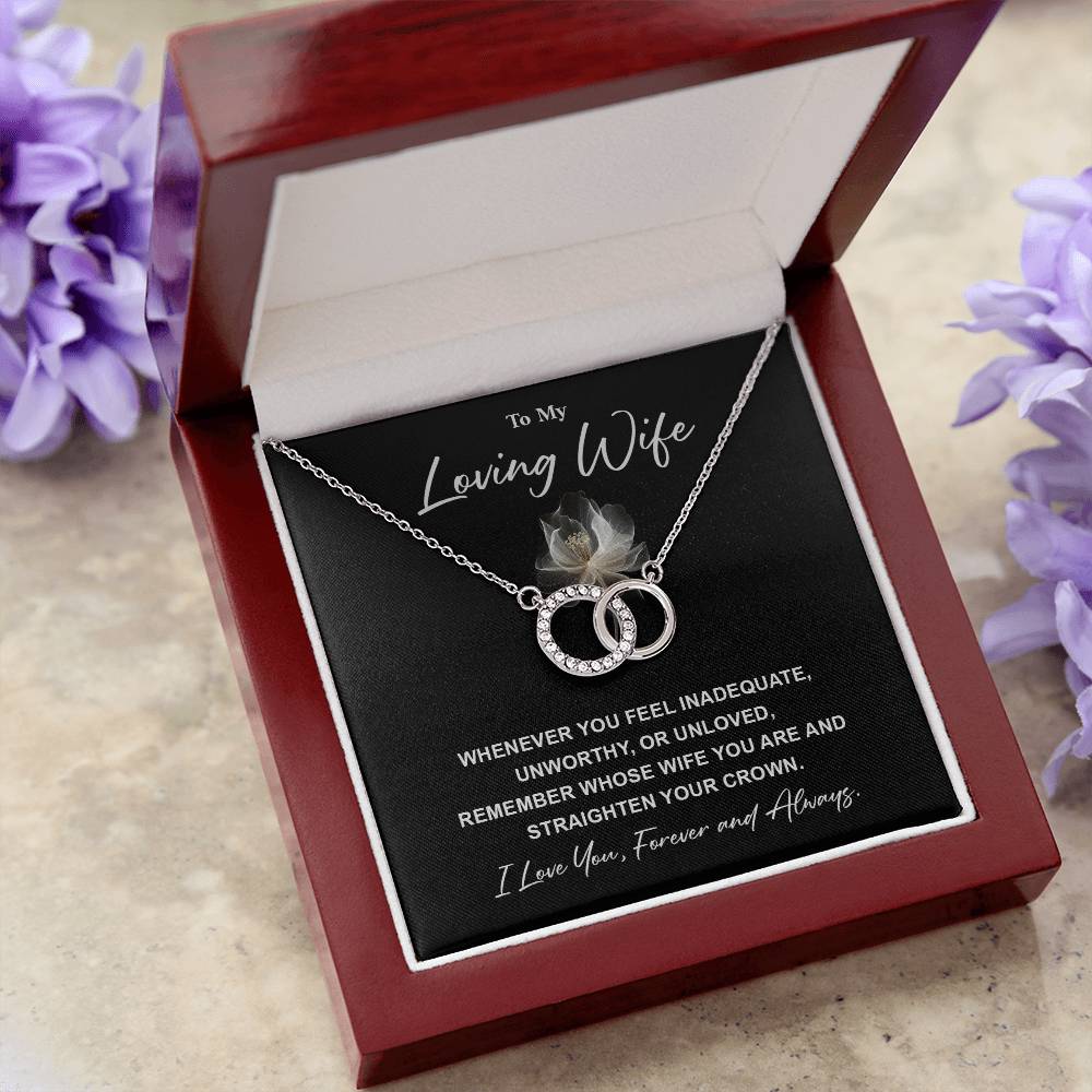 Romantic Gift for Wife – Loving Wife Necklace Box