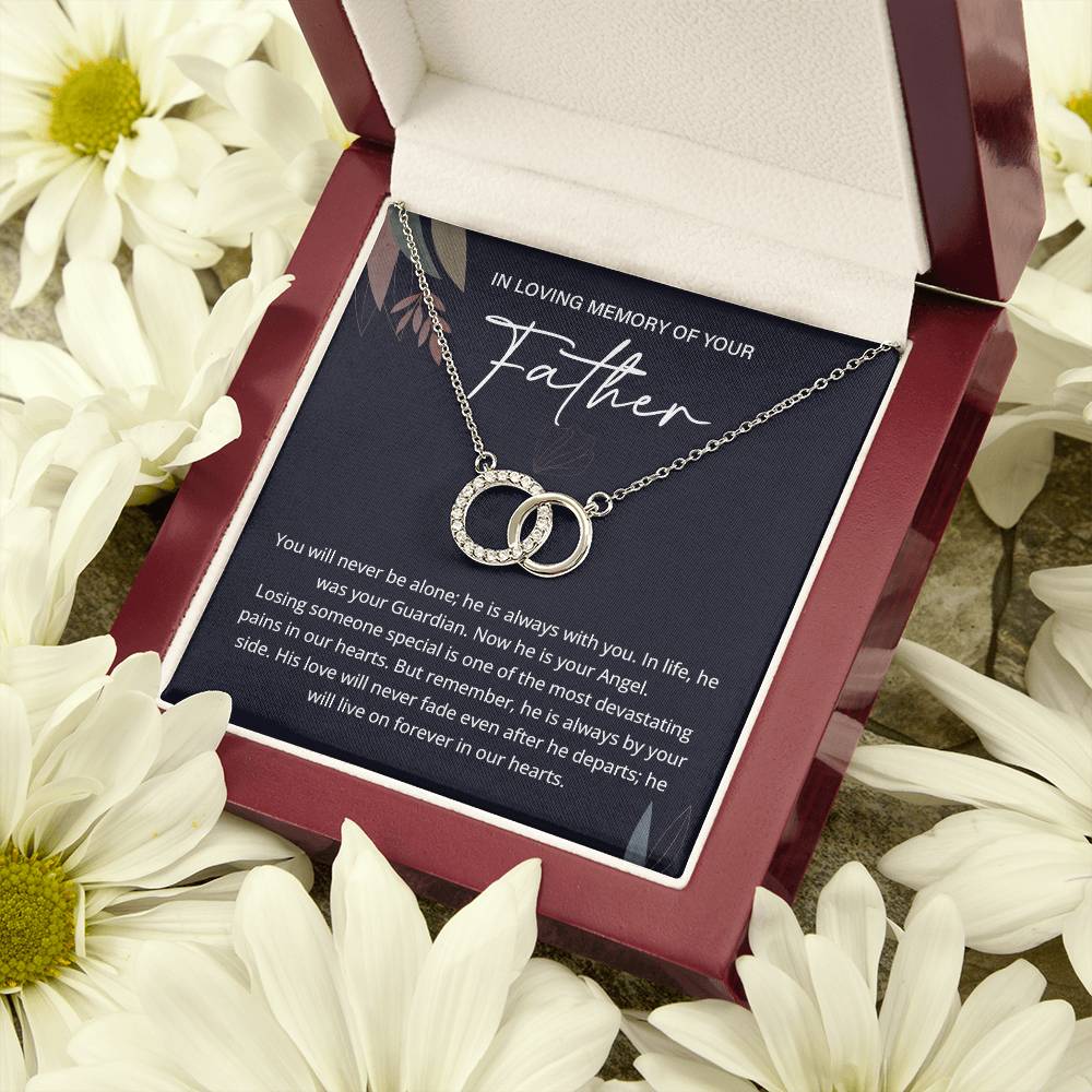Memorial Necklace for Daughter – Tribute to Her Father